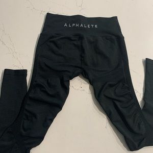 Black Alphalete leggings